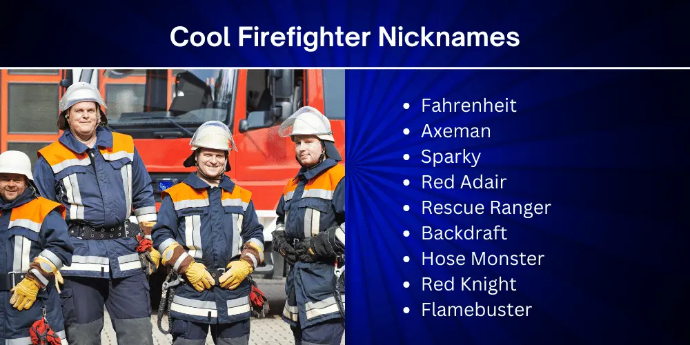 280 Wildfire Firefighter Team Names: From Punny to Powerful 4 Cool Firefighter Nicknames