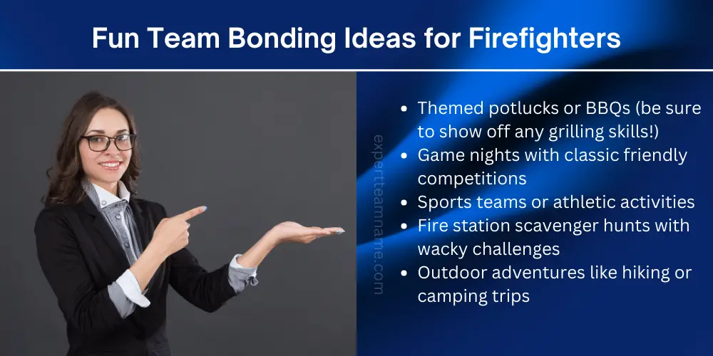 280 Wildfire Firefighter Team Names: From Punny to Powerful 8 Fun Team Bonding Ideas for Firefighters