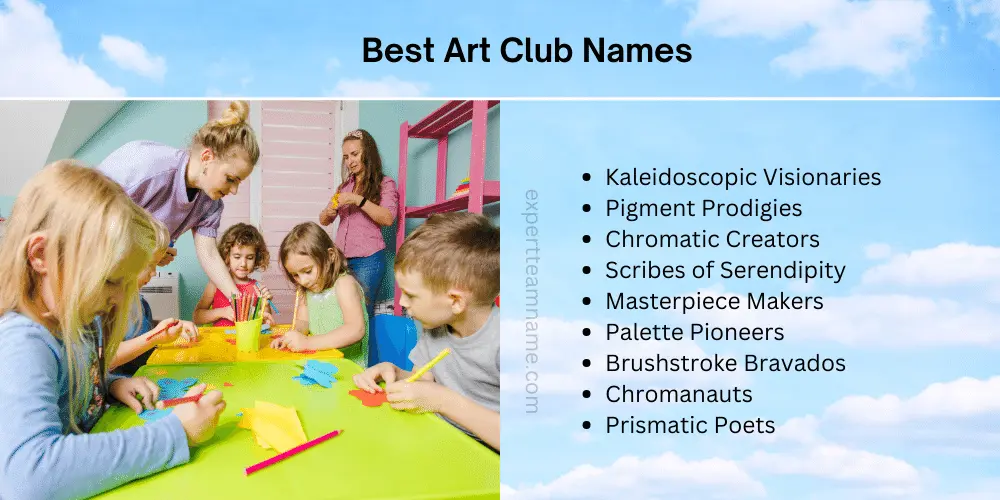 Best Art Club Names: Creative Ideas for Students Adults 2 Best Art Club Names
