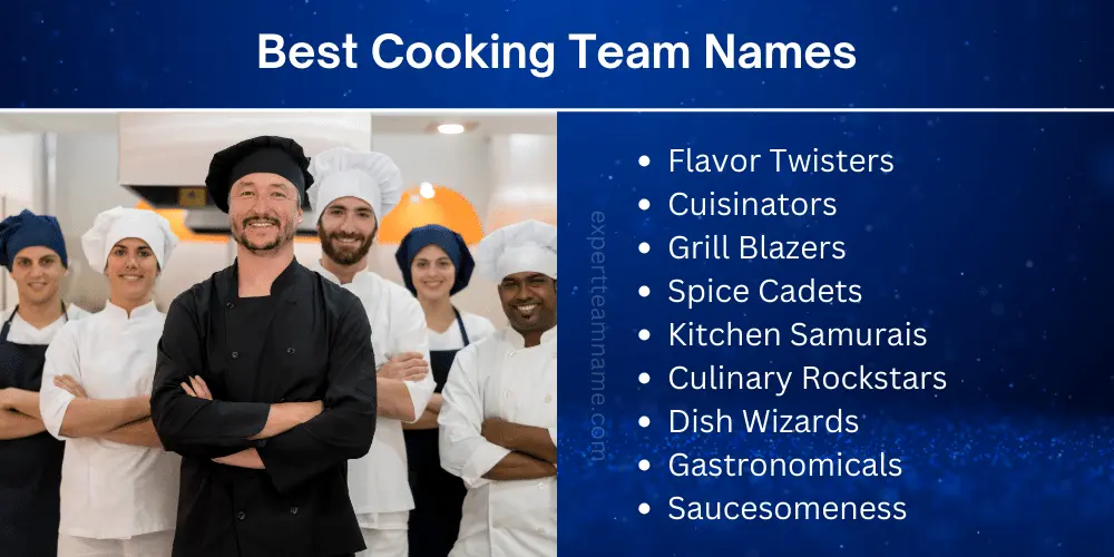 400 Best Cooking Team Names for Chefs and Home Cooks 3 Best Cooking Team Names