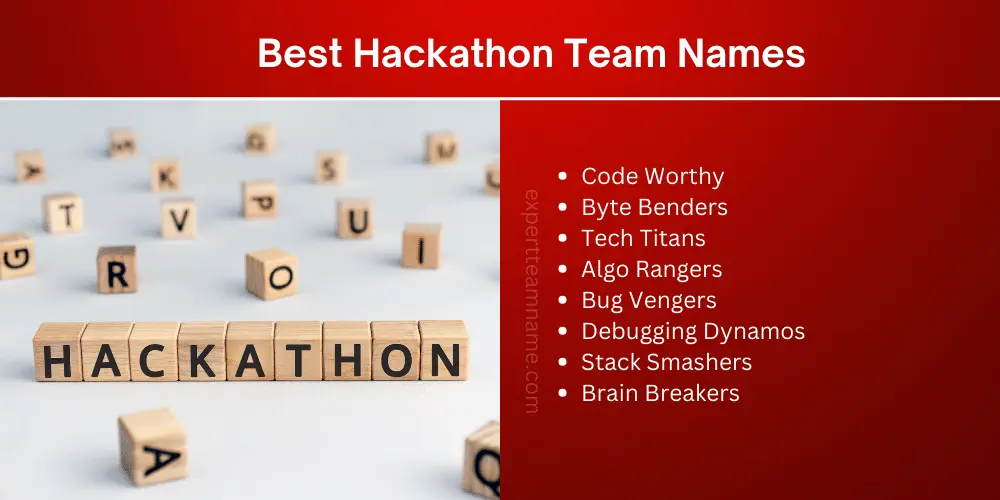 255+ Hackathon Team Names: Creative, Funny & Unique Ideas 2 Best Hackathon Team Names