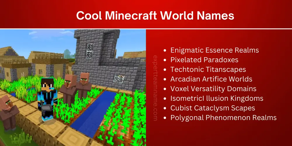 Minecraft World Names: Creative & Fun Ideas for Every Style 3 Minecraft World Names