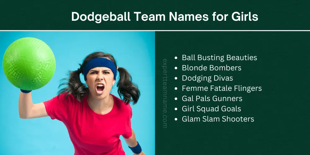 380 Epic Dodgeball Team Names for Fun and Victory 4 Dodgeball Team Names for Girls