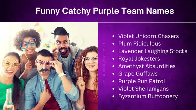 Purple Team Names: 215 Best Catchy, Funny, Sports & Gaming 4 Purple Team Names