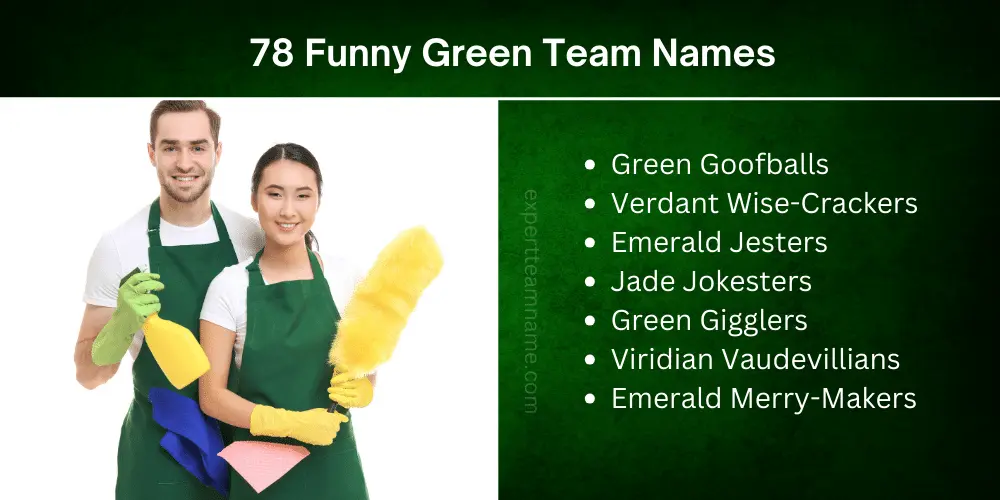 500+ Creative Green Team Names for Your Green Squad 5 Funny Green Team Names