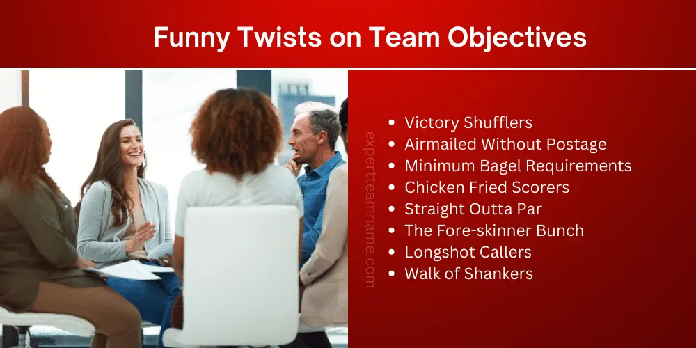 Amusing Team Names: Creative Ideas for Sports, Work & More 3 Funny Twists on Team Objectives