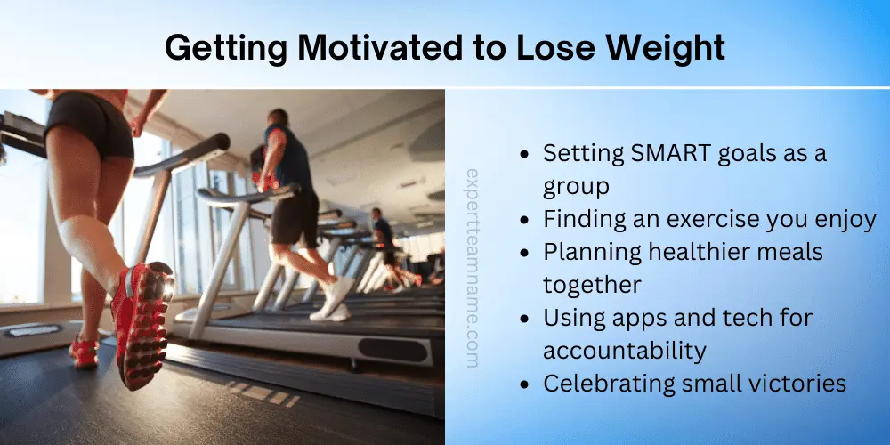 400 Funny & Clever Weight Loss Team Names: Get Motivated! 11 Getting Motivated to Lose Weight