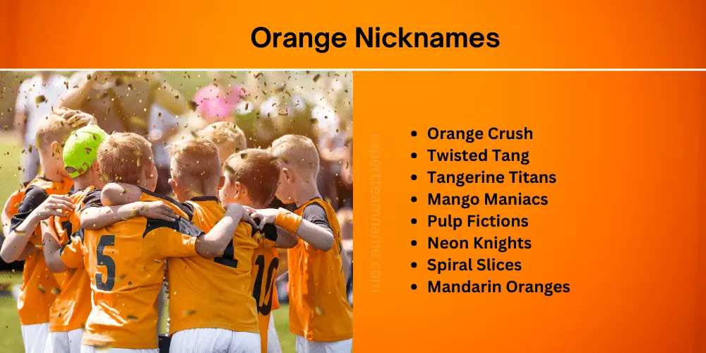 265+ Orange Team Names: Best, Funny, Sports & More 4 Orange Nicknames