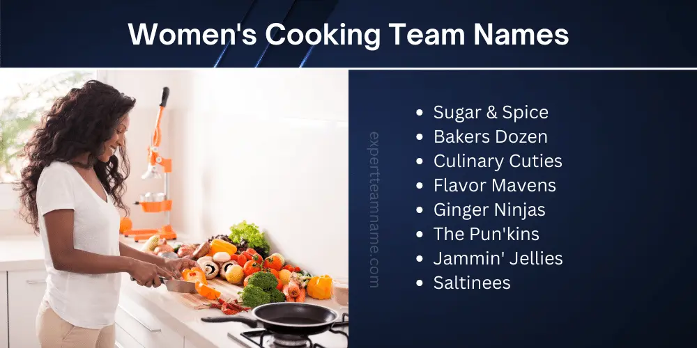400 Best Cooking Team Names for Chefs and Home Cooks 8 Cooking Team Names