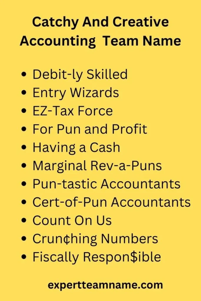 Accounting Team Names – Fun, Professional & Creative Ideas 2 accounting team name