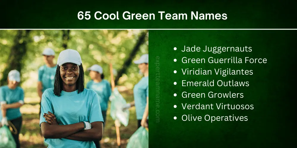 500+ Creative Green Team Names for Your Green Squad 8 65 Cool Green Team Names