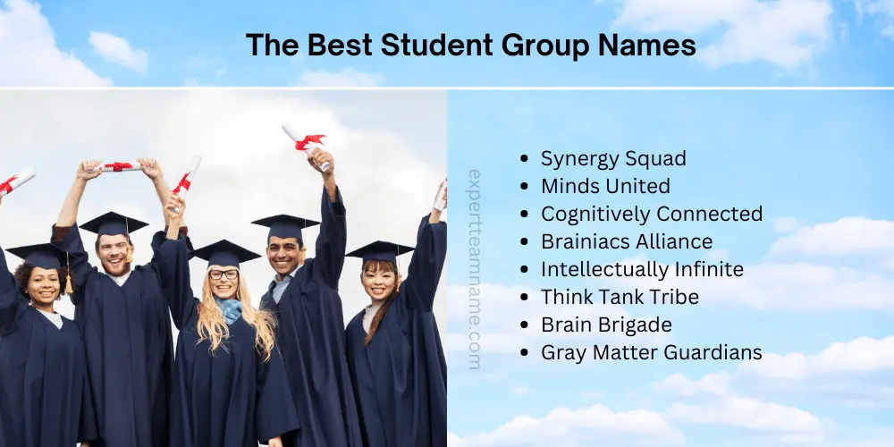 Best Student Group Names: Creative, Unique & Fun Ideas 2 the best student group names