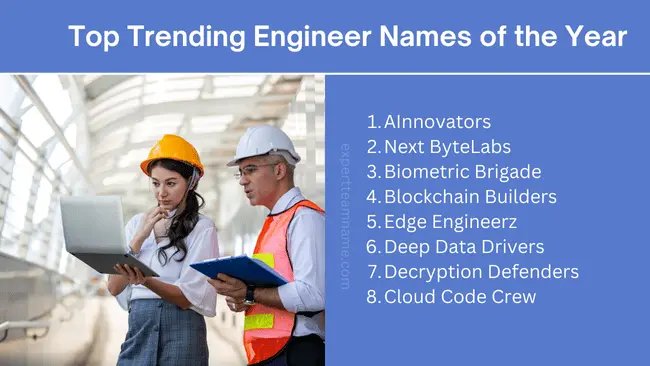 281 Elite Names For Engineers: The Ultimate Mega List 2 Top Trending Engineer Names Of The Year