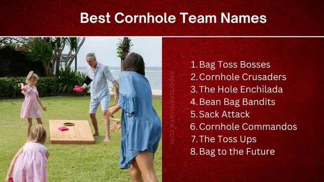 338 Cornhole Team Names That Will Make You a Legend! 2 Best Cornhole Team Names
