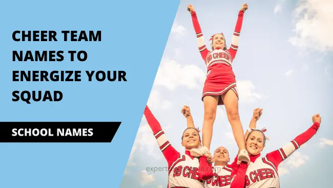 Cheer Team Names To Energize Your Squad