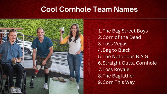 338 Cornhole Team Names That Will Make You a Legend! 3 Cool Cornhole Team Names