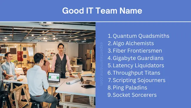 Good IT Team Name