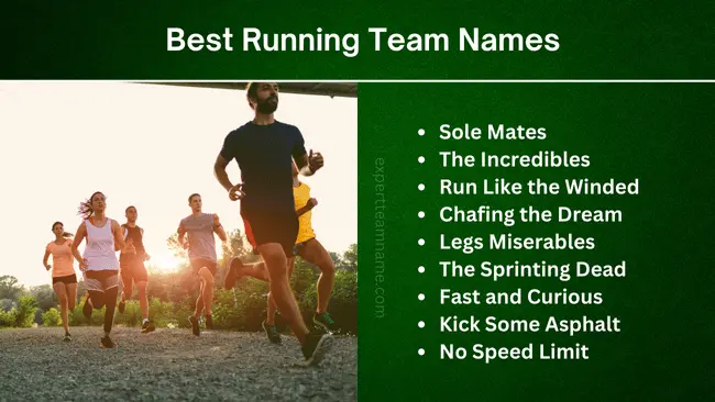 180 Best Running Team Names: Family, Moms, Kids & More 2 Running Team Names