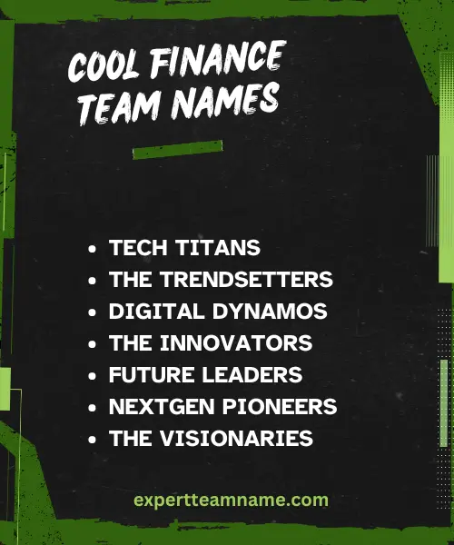 360 Finance Team Names: Boost Your Team's Spirit 3 Cool Finance Team Names
