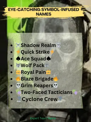300+ Clan Names For COD: Elevate Your Squad's Identity 5 Eye-Catching Symbol-Infused Names
