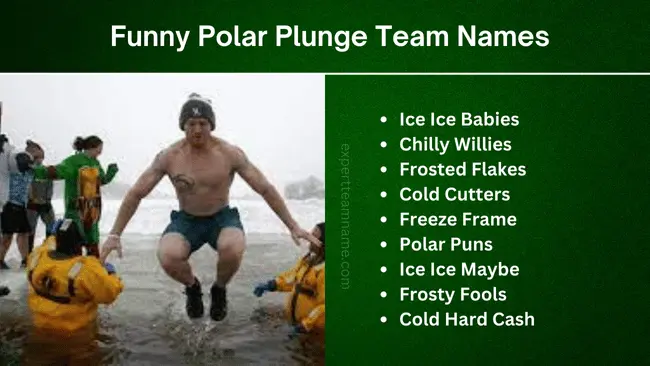 Polar Plunge Team Names: Cool & Creative Ideas for 2024 2 Funny Polar Plunge Team Names