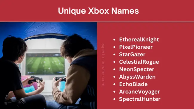 Great Xbox Names - Unique, Cool & Funny Gamer Tags 2 Unique Xbox Names