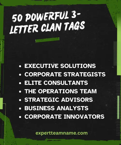 Business Team Names | Creative & Unique Ideas 2024 2 Professional Business Team Names
