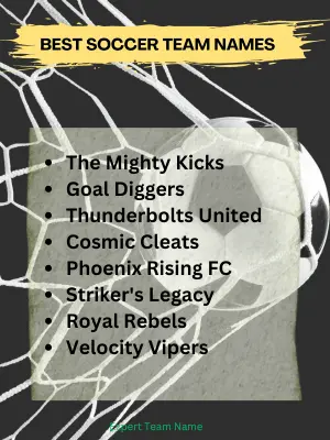 Best Soccer Team Names: From Funny to Famous | Ultimate List 2 Best Soccer Team Names
