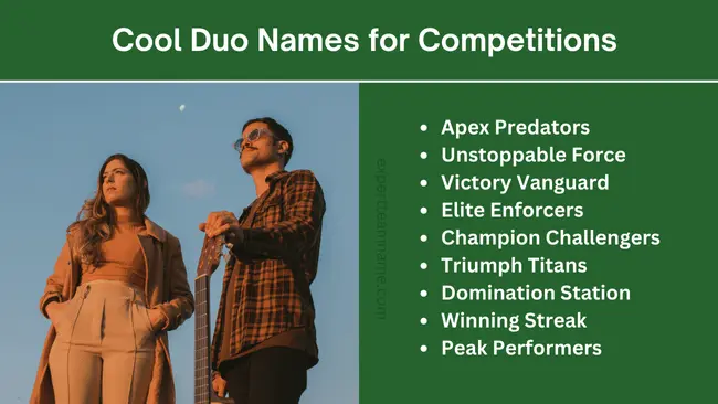 360 Duo Team Names: The Ultimate Guide for 2024 3 Cool Duo Names for Competitions