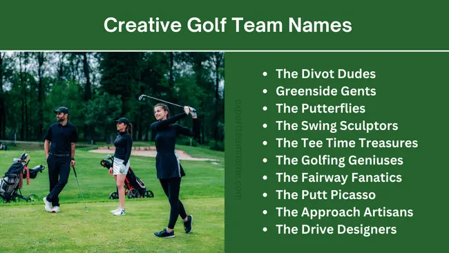280 Golf Team Names: Funny, Cool, and Unique Ideas for 2024 3 Creative Golf Team Names