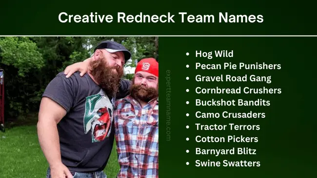 297 Redneck Team Names for Every Kind of Squad 3 Creative Redneck Team Names