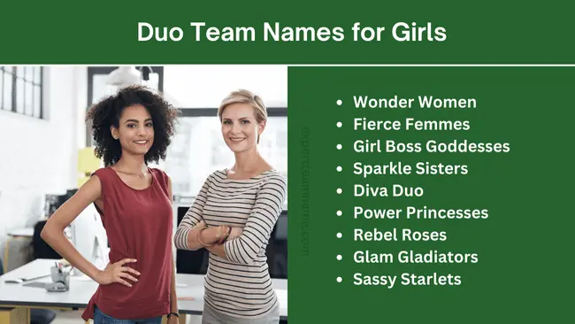 360 Duo Team Names: The Ultimate Guide for 2024 2 Duo Team Names for Girls