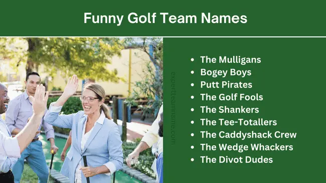 280 Golf Team Names: Funny, Cool, and Unique Ideas for 2024 2 Funny Golf Team Names