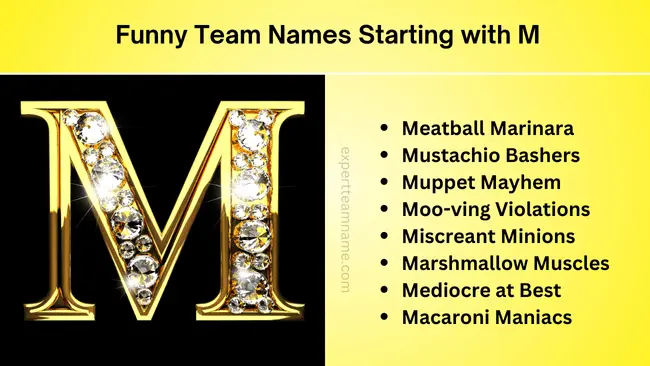 Team Names Starting with M: The Ultimate List for Every Occasion 3 Funny Team Names Starting with M