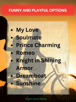 110+ Adorable Boyfriend Nicknames: Sweet & Funny Ideas 4 Funny and Playful Options
