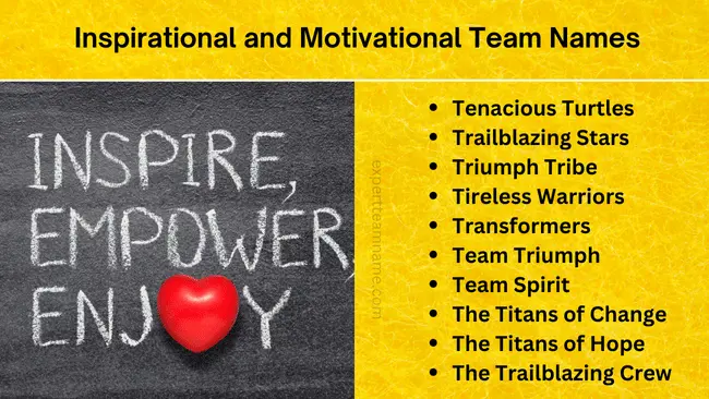 300 Team Names Starting with T | Unique & Creative Ideas 4 Inspirational and Motivational Team Names