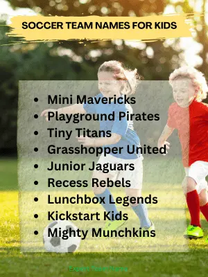 Best Soccer Team Names: From Funny to Famous | Ultimate List 5 Soccer Team Names for Kids