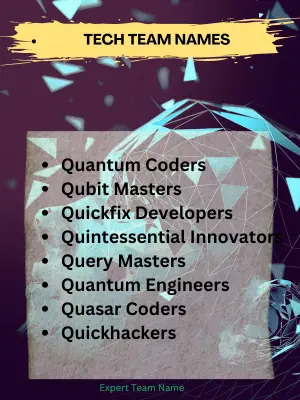 360 Team Names Starting with 'Q' for Every Occasion 4 Tech Team Names