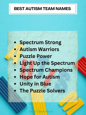 137 Best Autism Team Names for Your Next Awareness Event 3 Best Autism Team Names