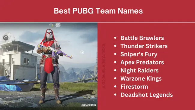 500+ PUBG Team Names – Cool, Funny, and Creative Ideas 2 Best PUBG Team Names