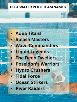 209 Water Polo Team Names to Boost Team Spirit 2 Best Water Polo Team Names