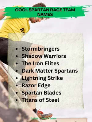 219 Spartan Race Team Names for Strength, Fun, and Victory 4 Cool Spartan Race Team Names