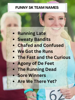 130 Creative and Fun 5k Team Names for Your Next Race 3 Funny 5k Team Names