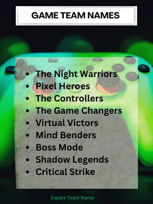 452 Best Team Names: Find Your Perfect Match! 5 Game Team Names