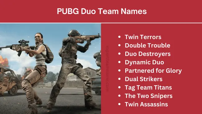 500+ PUBG Team Names – Cool, Funny, and Creative Ideas 4 PUBG Duo Team Names