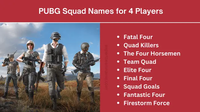 500+ PUBG Team Names – Cool, Funny, and Creative Ideas 5 PUBG Team Names