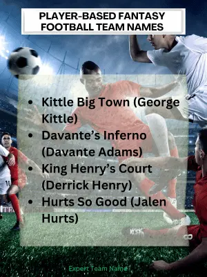 197 Fantasy Football Team Names to Dominate Your League 7 Player-Based Fantasy Football Team Names