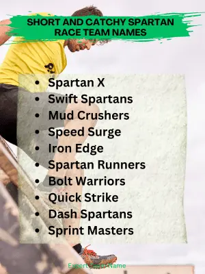 219 Spartan Race Team Names for Strength, Fun, and Victory 6 Short and Catchy Spartan Race Team Names