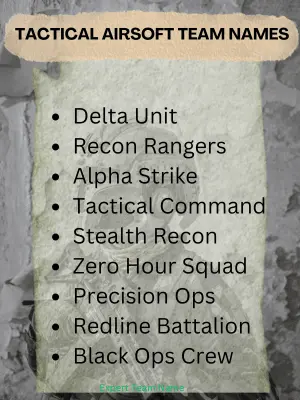 360 Airsoft Team Names: Cool, Tactical, and Unique Ideas 3 Tactical Airsoft Team Names
