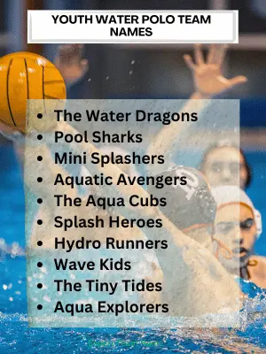 209 Water Polo Team Names to Boost Team Spirit 4 Youth Water Polo Team Names